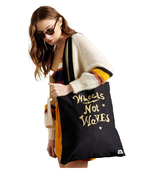 SUPERDRY Canvas Graphic Tote Bag