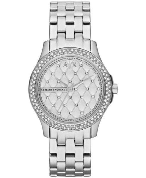 Часы и аксессуары ARMANI EXCHANGE женские Наручные серебристые нержавеющей стали 36 мм