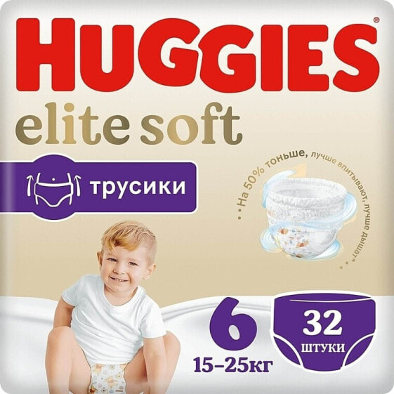 Windelhöschen Elite Soft Pants größe 6 15-25 kg 32 St.