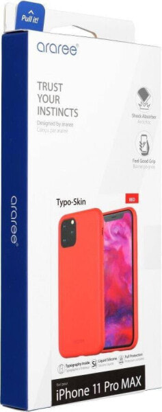 Araree Futerał ARAREE Typoskin do IPHONE 11 PRO MAX czerwony