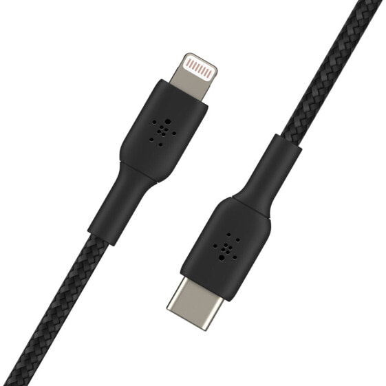 Кабель USB-C—Lightning Belkin CAA004BT1MBK 1 m Чёрный