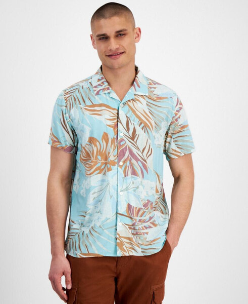 Рубашка мужская Sun + Stone Karl Regular-Fit, с принтом, для Macy's