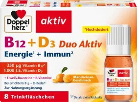 Vitamin B12 + D3 Duo Aktiv Trinkfläschchen 8 St, 91,1 g