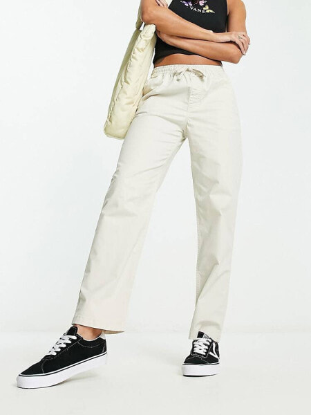 Vans range relaxed trousers in stone