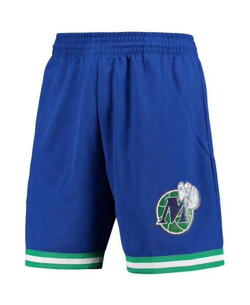 Шорты Mitchell&Ness Dallas Mavericks 1998 Blue Hardwood Classics 75-летие