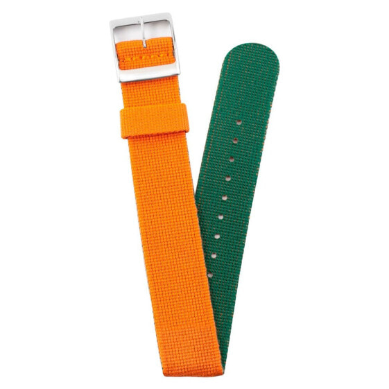 Часы унисекс TIMEX WATCHES CT003 с ремешком из нейлона оранжевого цвета 20 мм.