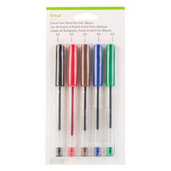Ручки для рисования Cricut Explore/Maker Extra Fine Point Pen 0.3 mm 5 штук