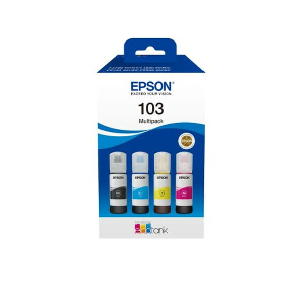 Картридж с оригинальными чернилами Epson C13T00S64A Черный/Голубой/Розовый/Желтый