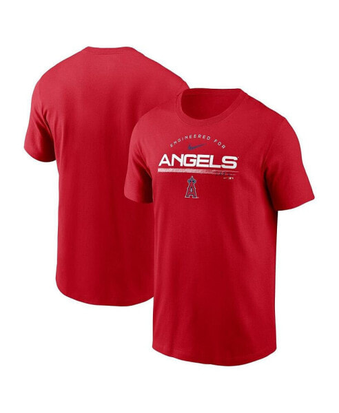 Men's Red Los Angeles Angels Team Engineered Performance T-shirt