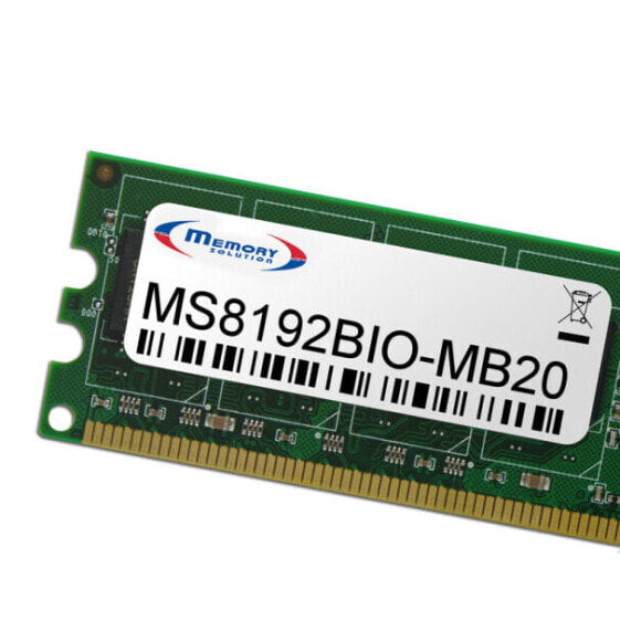 Memorysolution Memory Solution MS8192BIO-MB20 - 8 GB