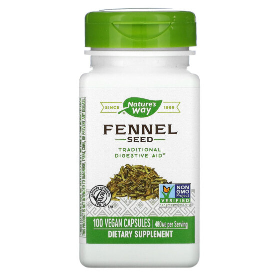 Fennel Seed, 480 mg, 100 Vegan Capsules
