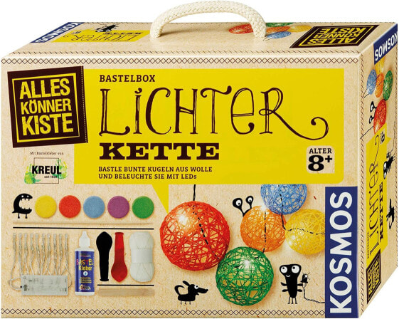 Kosmos AllesKönnerKiste All-Rounder Box of Fairy Lights and DIY Craft Set for Girls and Boys from 8 Years, Ideal Gift Set for Children’s Birthday Parties