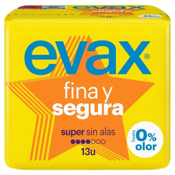 EVAX Fine And Safe Maxi Without Wings 13 Units Compresses