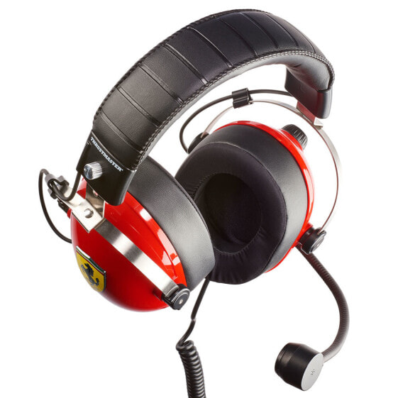 ThrustMaster New! T.Racing Scuderia Ferrari Edition - Headset - Head-band - Gaming - Black - Red - Binaural - Rotary