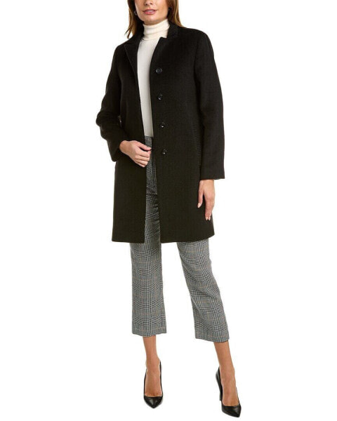 Cinzia Rocca Icons Wool-Blend Coat Women's Black 4