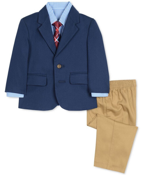 Костюм Nautica Baby Boys 4-Pc. Jacket, Shirt, Pants & Necktie Set