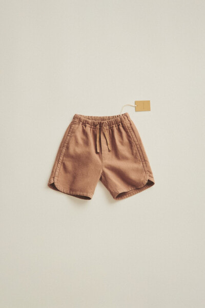 Timelesz – linen and cotton bermuda shorts