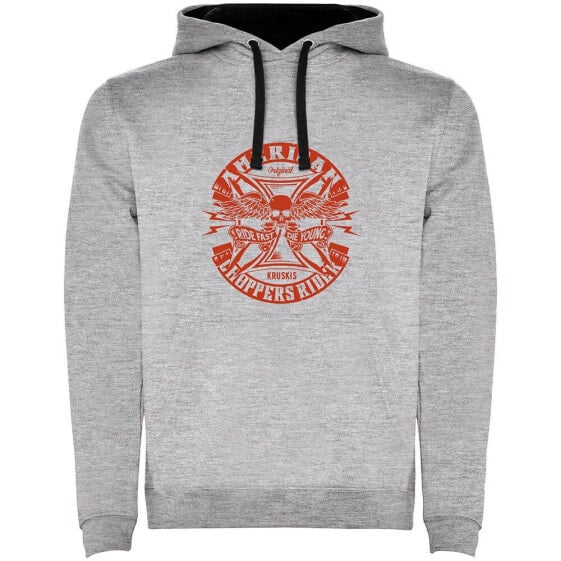 KRUSKIS Choppers Rider Two Colour hoodie