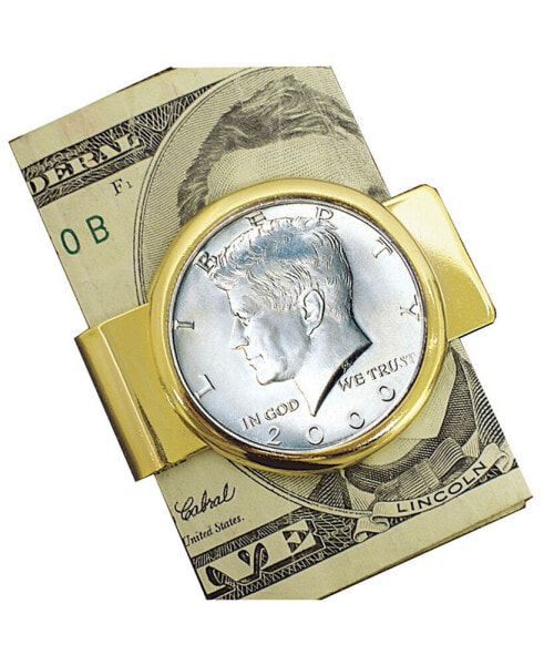 Men's JFK Half Dollar Coin Money Clip