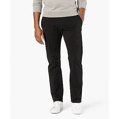 Dockers Men's Straight Fit Smart 360 Flex Ultimate Chino Pants - Black 32x29