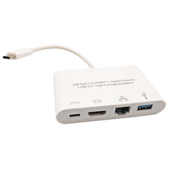 EUROCONNEX 0326 USB-C To RJ45/HDMI/USB-C/USB-A adapter