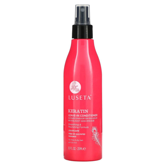 Keratin, Leave-In Conditioner, For Fine & Dry Hair, 8.5 fl oz (251 ml)