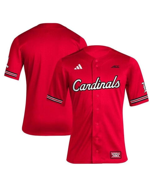 Men's Red Louisville Cardinals Reverse Retro Replica jersey Baseball Jersey