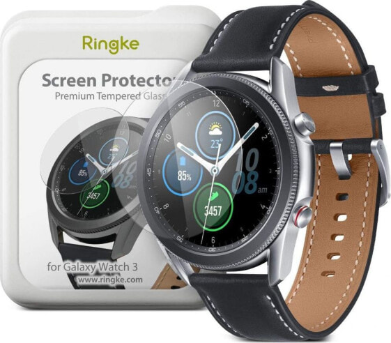 Ringke SZKŁO HARTOWANE RINGKE ID-4PACK GALAXY WATCH 3 45MM CLEAR