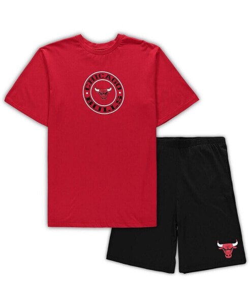 Пижама Concepts Sport "Чикаго Буллс" красно-черная больших размеров