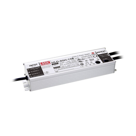 Meanwell MEAN WELL HLG-80H-24AB - 80 W - IP65 - 100 - 230 V - 3.4 A - 24 V - 61.5 mm