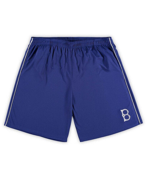 Men's Royal Brooklyn Dodgers Big and Tall Cooperstown Collection Mesh Shorts