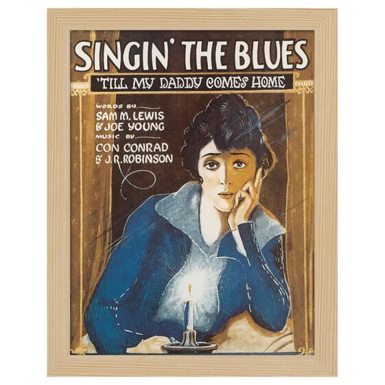 Bilderrahmen Poster Singin' The Blues
