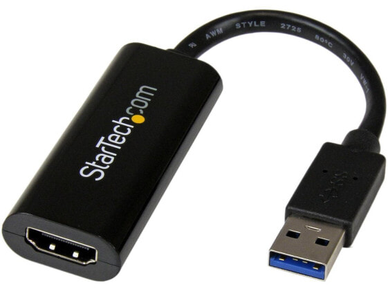 StarTech.com USB32HDES Slim USB 3.0 to HDMI External Video Card Multi Monitor Ad