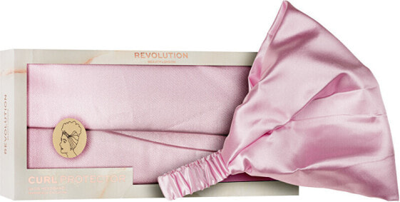 Cosmetic headband Satin Pink ( Curl Protector)