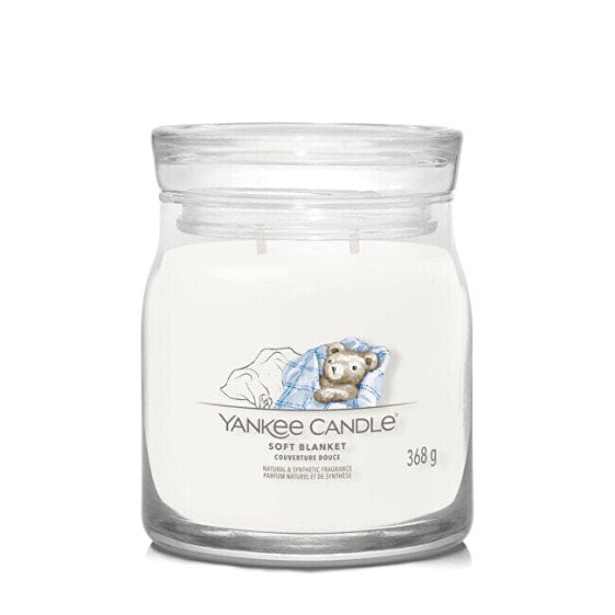 Aromatic candle Signature glass medium Soft Blanket 368 g