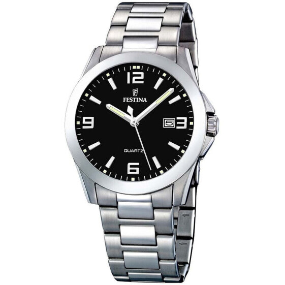 Men's Watch Festina F16376/4 Black Silver (Ø 40 mm)