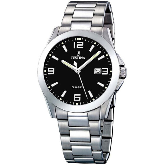 Мужские часы Festina F16376/4 Чёрный Серебристый (Ø 40 mm)