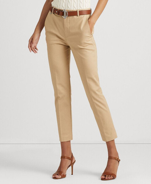 Double-Faced Stretch Cotton Pant, Regular & Petites