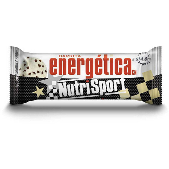 NUTRISPORT Energética 44g 1 Unit Vanilla And Cookies Energy Bar