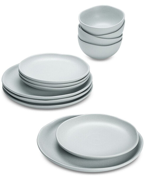 Набор посуды Oake синего цвета 12 предметов, создан для Macy's