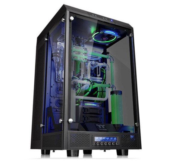 Thermaltake The Tower 900 - Full Tower - PC - Black - ATX - EATX - micro ATX - Mini-ITX - SGCC - Tempered glass - Home/Office