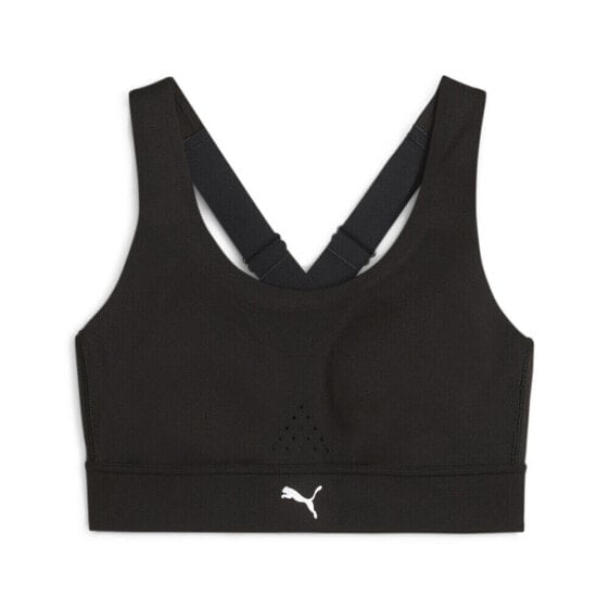 Puma Pwrbreathe Run Sports Bra Womens Black Casual 52507401