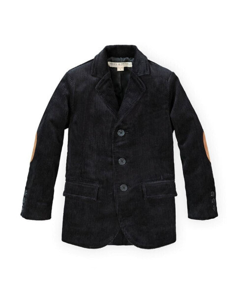 Toddler Boys Corduroy Blazer with Elbow Patches