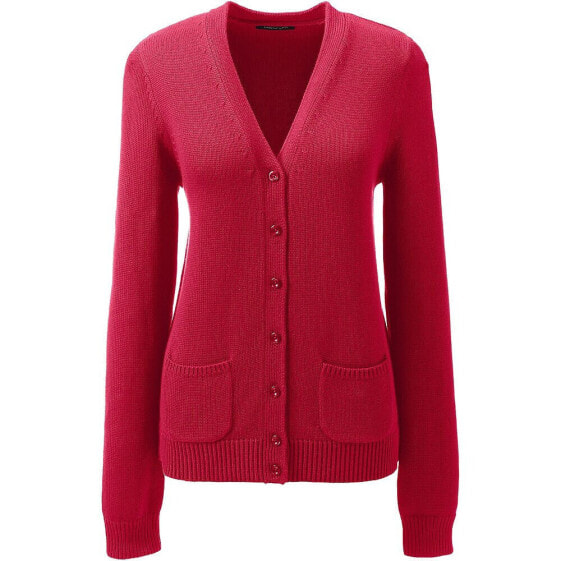 Women's School Uniform Cotton Modal Button Front Cardigan Sweater