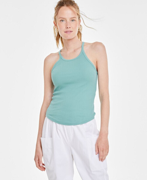 Women's Knit Strappy Scoop-Neck Tank Top, Created for Macy's