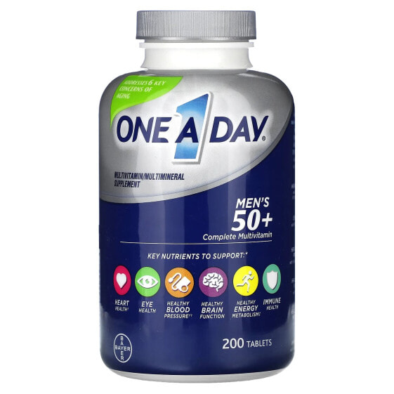 One-A-Day, Мультивитаминный комплекс для мужчин старше 50 лет, 200 таблеток