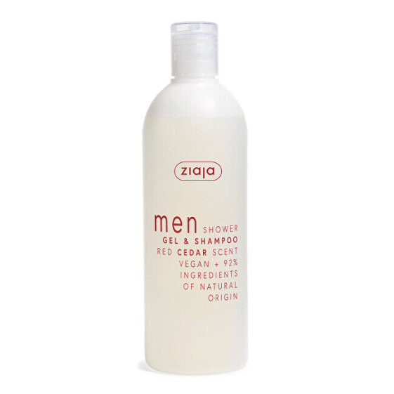 Sprchový gel a šampon Red Cedar 400ml