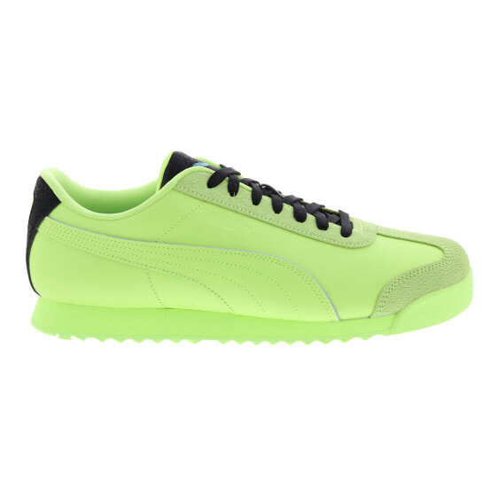 Puma Roma Spring Break 39228201 Mens Green Leather Lifestyle Sneakers Shoes