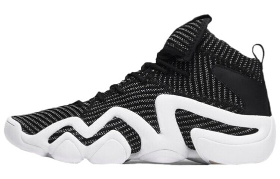 adidas Crazy 8 Adv Lusso 高帮 复古篮球鞋 男女同款 黑白 / Кроссовки Adidas Crazy 8 BY4423