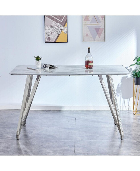 Spacious MDF Top Dining Table For Bars And Home Gatherings